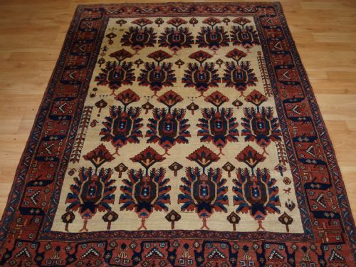 Antique Persian Afshar Rug with Unusual Design, Great Colour, Circa 1900