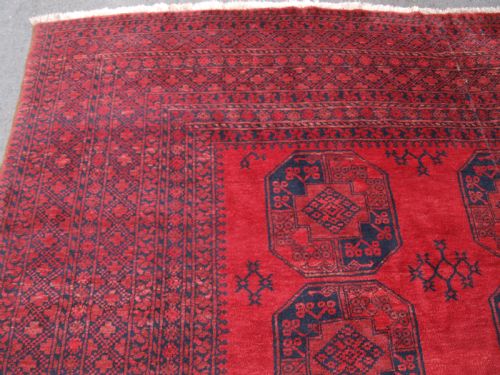 fig 1. OLD AFGHAN VILLAGE CARPET OF EXCEPTIONAL LARGE SIZE, GREAT COLOUR AND CONDITION. CIRCA 1920. 