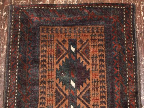 fig 1. OLD AFGHAN BALUCH PUSHTI (PILLOW) WITH TREE OF LIFE DESIGN. CIRCA 1920.