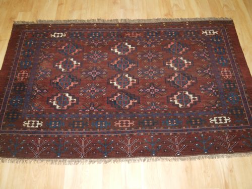 Antique Afghan Turkmen Chuval, Ersari or Kizil Ayak, Circa 1900.