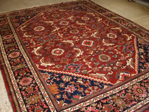 Old Taditional Carpet, Large Scale All Over Design, Circa 1920.