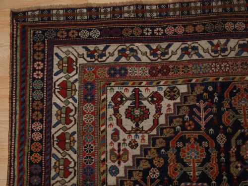 fig 1. ANTIQUE SOUTH WEST PERSIAN QASHQAI RUG, ALL OVER BOTEH DESIGN. 4TH QUARTER 19TH CENTURY.