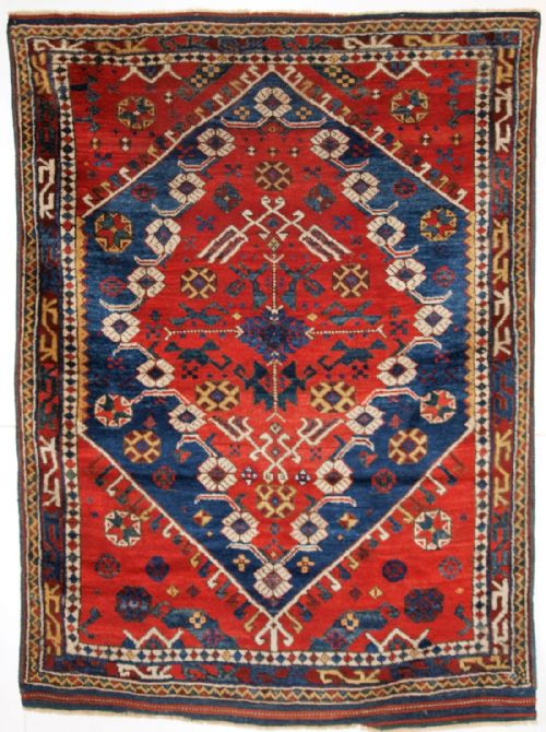 Antique Turkish Bergama Region Rug, Classic Design and Superb Colour. Circa 1880.