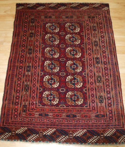 Antique Tekke Turkmen Rug of Small Size and Fine Weave, Circa 1900.