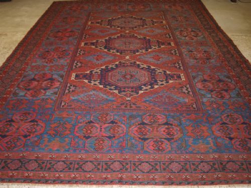 Antique Caucasian Derbent Region Soumak of Large Size, Superb Colour and Condition, Circa 1900.