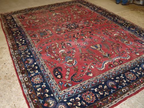 Old Persian Tabriz Carpet, All Over Design, Superb Condition, Circa 1920.