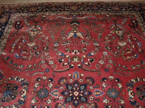 fig 1. OLD PERSIAN TABRIZ CARPET, ALL OVER DESIGN, SUPERB CONDITION, CIRCA 1920.