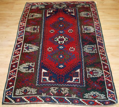 Old Turkish Dosemealti Village Rug of Traditional Design, Superb Condition, Circa 1920.