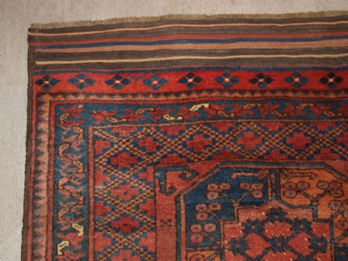 fig 1. ANTIQUE ERSARI TURKMEN AFGHAN VILLAGE CARPET, VERY SOFT COLOUR, SUPERB CONDITION, CIRCA 1900.