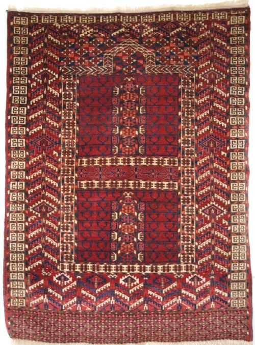 Antique Tekke Turkmen Ensi Rug, Superb Colour and Condition, Circa 1900.