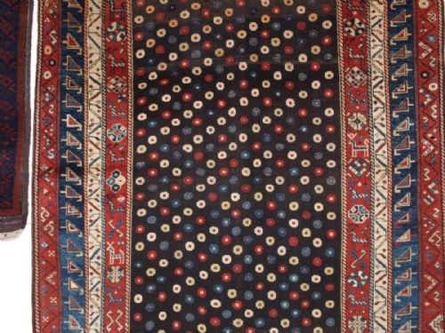 fig 2. ANTIQUE SOUTH CAUCASIAN AZERI RUG, OUTSTANDING COLLECTORS ITEM, ANIMALS AND BIRDS, LATE 19TH CENTURY.
