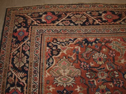 fig 1. ANTIQUE MAHAL CARPET, GOOD ROOM SIZE WITH SOFT PASTEL COLOUR, CIRCA 1900.