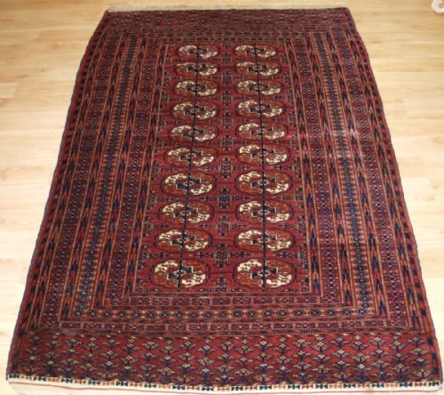 Antique Tekke Turkmen 'Dip Khali' Rug, Superb Colour and Condition, Circa 1900.