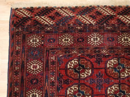 fig 1. ANTIQUE TEKKE TURKMEN SMALL SIZE 'DOWRY' RUG WITH GREAT COLOUR, CIRCA 1900