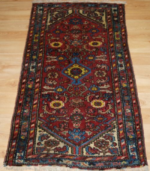 Old North West Persian Hamadan Rug of Small Size, Superb Condition, Circa 1920.