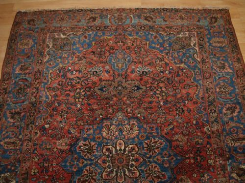 fig 1. ANTIQUE VILLAGE RUG, GREATER HAMADAN REGION, BEAUTIFUL DESIGN, CIRCA 1900/20.