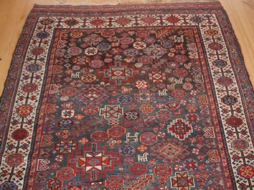 fig 1. ANTIQUE SOUTH WEST PERSIAN LURI RUG WITH SHEKARLU DESIGN, CIRCA 1900.