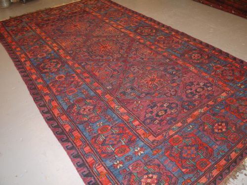 Old Caucasian Soumak Carpet, Excellent Condition, Good Colour, Circa 1920.