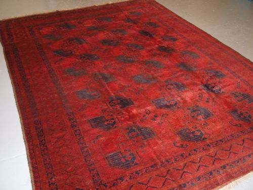 Antique Afghan Ersari Sulayman Carpet, Excellent Colour, Circa 1900.