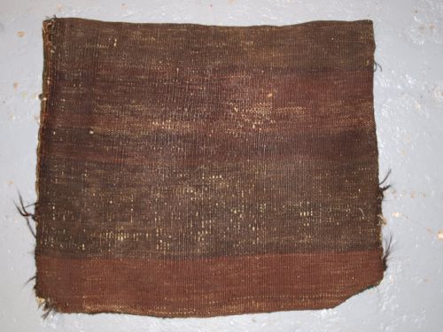 fig 1. ANTIQUE AFGHAN BALUCH SADDLE BAG, GOOD COLOURS, PLAIN WEAVE BACK, CIRCA 1900.