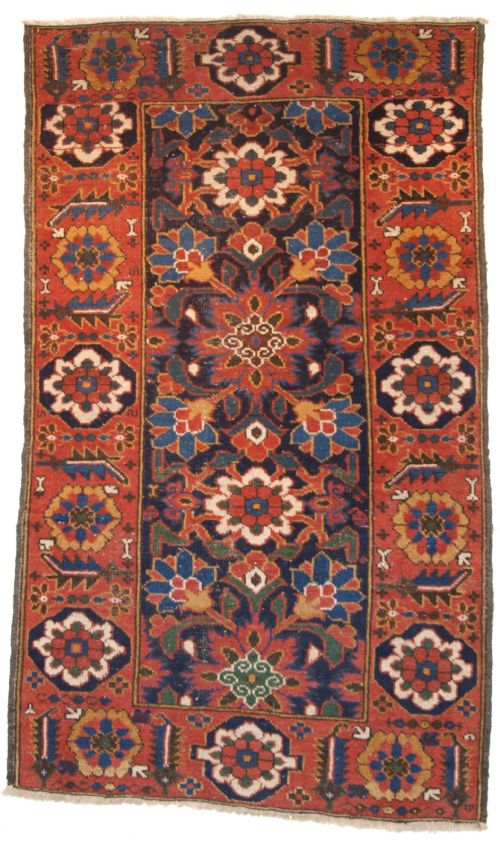 Antique Persian Ferdows Baluch Rug with Superb Colour and Condition, 2nd Half 19th Century.