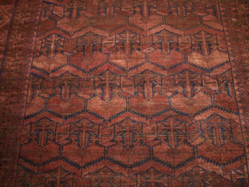 fig 1. ANTIQUE BALUCH MAIN CARPET, CHAKHANSUR REGION, SOUTH EAST AFGHANISTAN, LATE 19TH CENTURY.