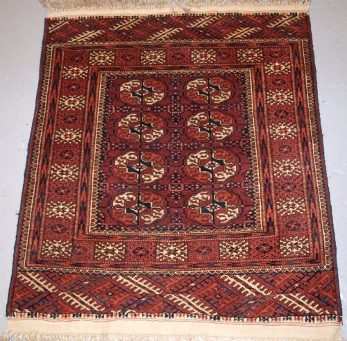 Old Tekke Turkmen Rug of Very Small Size, Excellent Condition, Circa 1900/20.