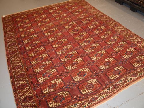 Antique Ersari Kizil Ayak Main Carpet, Very Fine Weave, Early Example. Mid 19th Century.