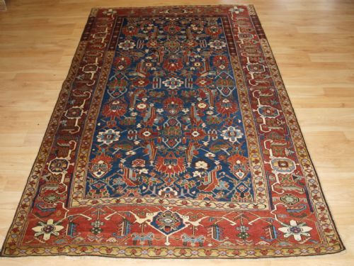 Antique Caucasian Shirvan Rug with Unusual North West Persian Design, Circa 1900.