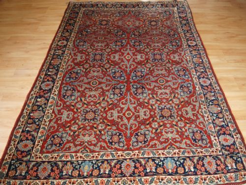 fig 1. ANTIQUE NORTH EAST PERSIAN KHORASSAN RUG, CLASSIC ALL OVER DESIGN, CIRCA 1900.