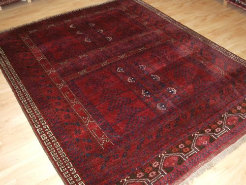 Old Afghan Purdah Ensi Rug, Chakesh Village, Superb Condition, Circa 1920