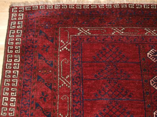 fig 2. OLD AFGHAN PURDAH ENSI RUG, CHAKESH VILLAGE, SUPERB CONDITION, CIRCA 1920