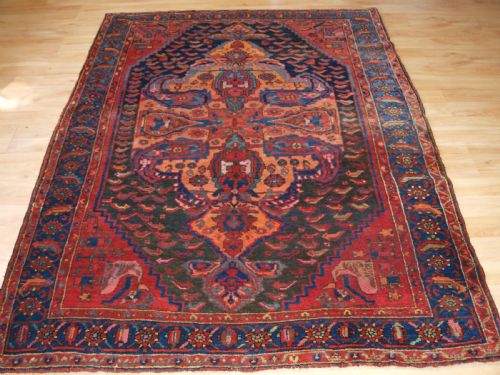 Antique Kurdish Village Rug, Hamadan Region, Circa 1900/20.