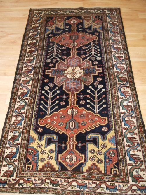 Antique Kurdish Village Rug with Shurb Design, Circa 1900/20.
