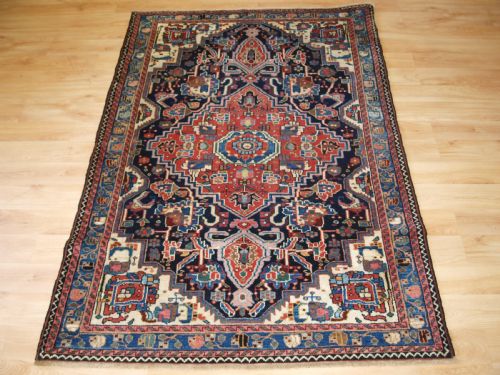 Antique North West Persian Jozan Village Rug, Superb Condition, Circa 1920.