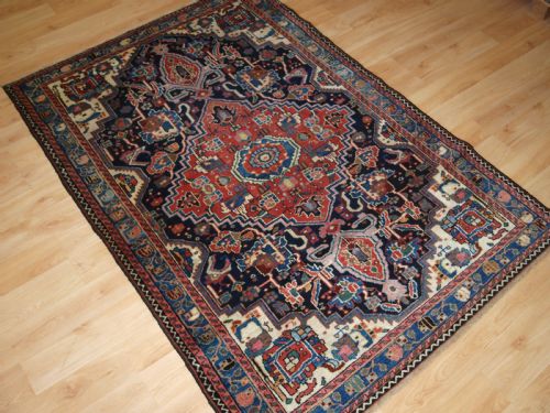 fig 1. ANTIQUE NORTH WEST PERSIAN JOZAN VILLAGE RUG, SUPERB CONDITION, CIRCA 1920.