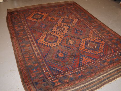 Antique Timuri Baluch Main Carpet, Superb Colour, 2nd Half 19th Century.