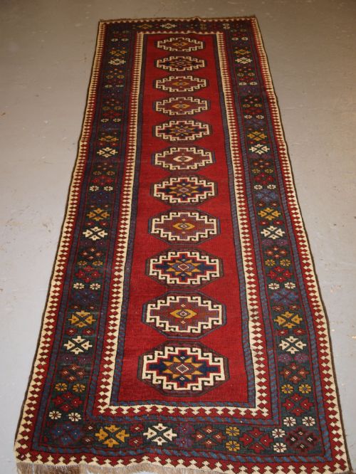 Antique North Persian Kelardasht Runner, Superb Colour, Circa 1920.