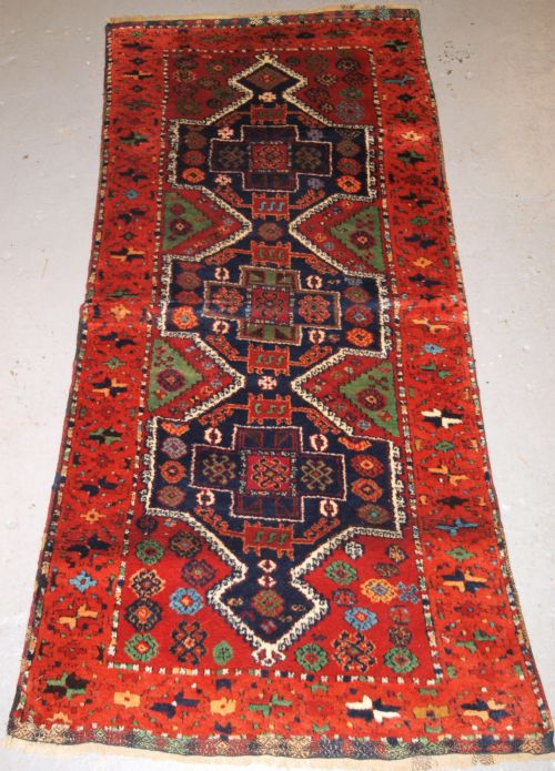 Antique Eastern Turkish Yuruk Long Rug, Superb Colour, Circa 1900.