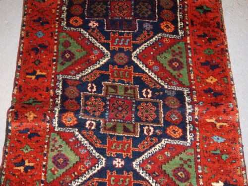fig 1. ANTIQUE EASTERN TURKISH YURUK LONG RUG, SUPERB COLOUR, CIRCA 1900.