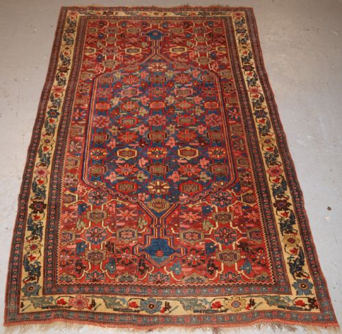 Antique Bijar Rug with Mina Khani Design, Wonderfulcolours, Circa 1880.