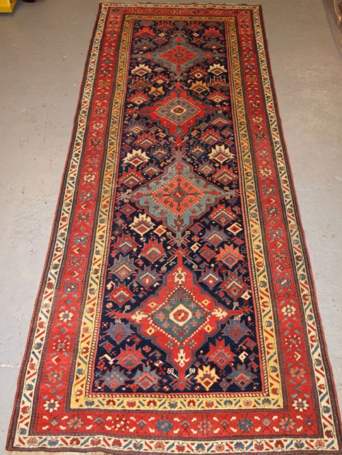 Antique South Caucasian Runner with Outstanding Colour and Design, Late 19th Century.