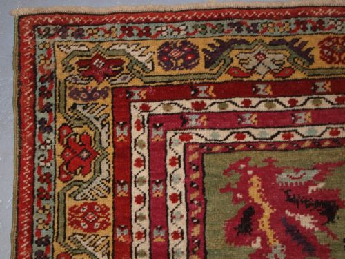 fig 1. ANTIQUE TURKISH KIRSEHIR VILLAGE RUG, WONDERFUL COLOUR, TRADITIONAL DESIGN, LATE 19TH CENTURY.