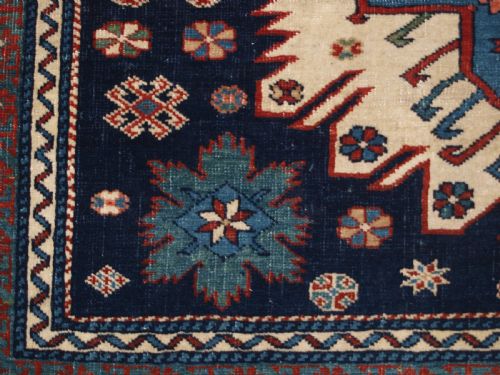 Zejwa Rugs Antique Caucasian Kuba Region Zejwa Village Rug, Superb Design, 4th ...