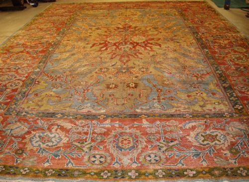 Antique Ziegler Carpet, with Outstanding Design and Colour, Country House Carpet, Circa 1870/80.