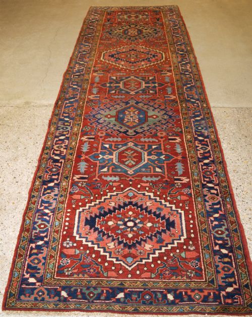 Antique Heriz Runner, Excellent Condition, Very Hard Wearing, Circa 1900/20.