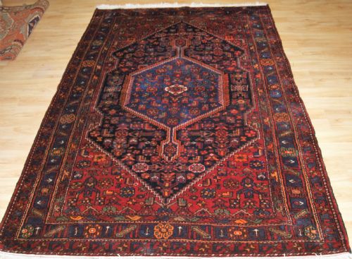Antique North West Persian Village Rug, Hamadan Region, Circa 1920.