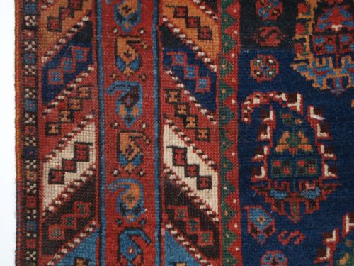 ANTIQUE AFSHAR LONG RUG WITH ALL OVER BOTEH DESIGN SUPERB COLOURS CIRCA 1890 - ADDITIONAL PHOTO 5