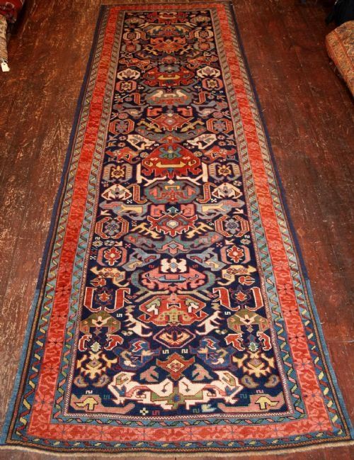 Antique Caucasian Seichur or Alpan-kuba Runner, Outstanding Colour, 4th Quarter 19th Century.