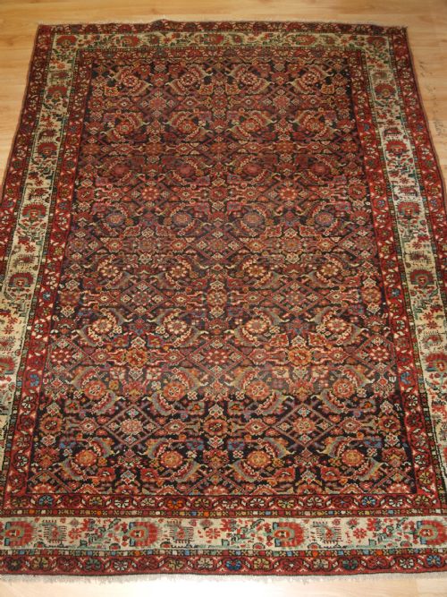 ANTIQUE MALAYER VILLAGE RUG HERATI DESIGN CIRCA 1900 - ADDITIONAL PHOTO 1